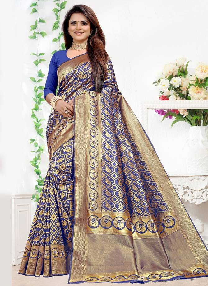 1002 Lates Festive Wear Designer Heavy Fancy Silk Saree Collection